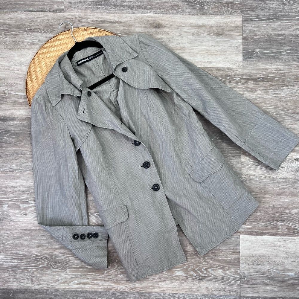 Rundholz linen cotton two piece blazer jacket